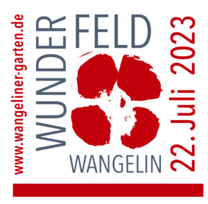 Logo Wunderfeldfest 2023 an der Weidenbühne im Wangeliner Garten